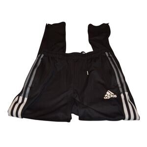 Adidas Youth 13-14 Aeroready Black Jogger Pants Soccer Track Activewear